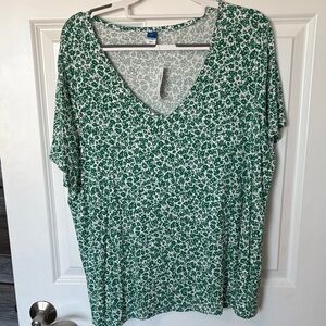 Old Navy Luxe Floral TShirt